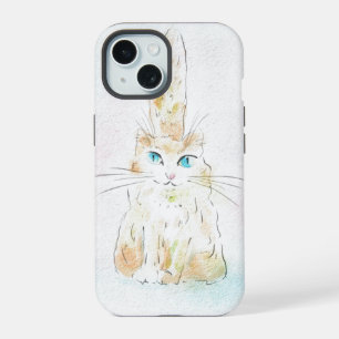 Gato Cute de Acuarela Pastel