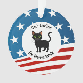 Gato Damas para el ornamento acrílico de diseño Ha