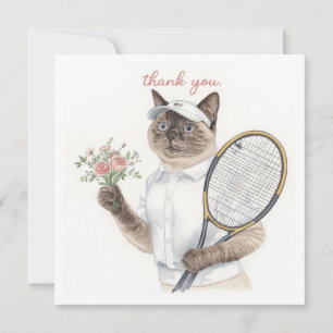 Gato de agradecimiento de tenis para amantes de lo