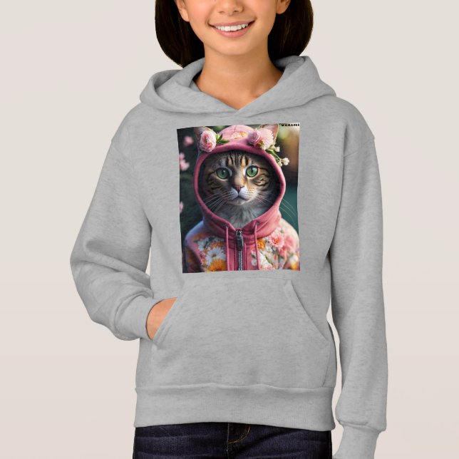 "Gato de azadón floral - (Anverso)