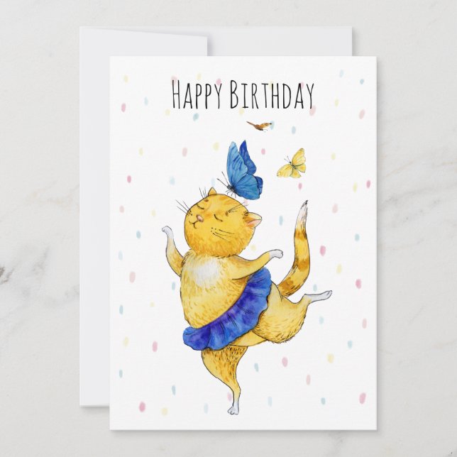 Gato de baile lindo (Anverso)