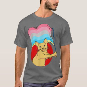 Gato de Bandera de Género - Camiseta de Género no