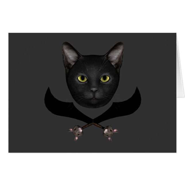 Gato de bandera pirata (Anverso (Horizontal))