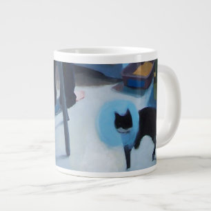 Gato de Betsy en taza del cono