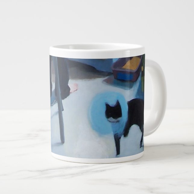 Gato de Betsy en taza del cono (Derecha)