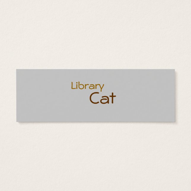 Gato de biblioteca (marca del libro) (Atrás)