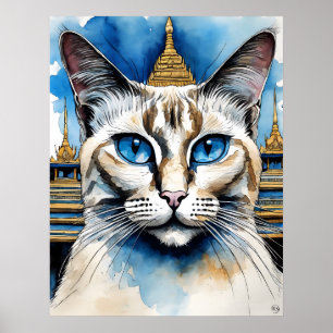 Gato de Birman - Imprimir arte de gato
