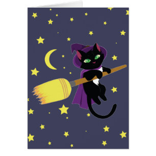 Gato de bruja volador