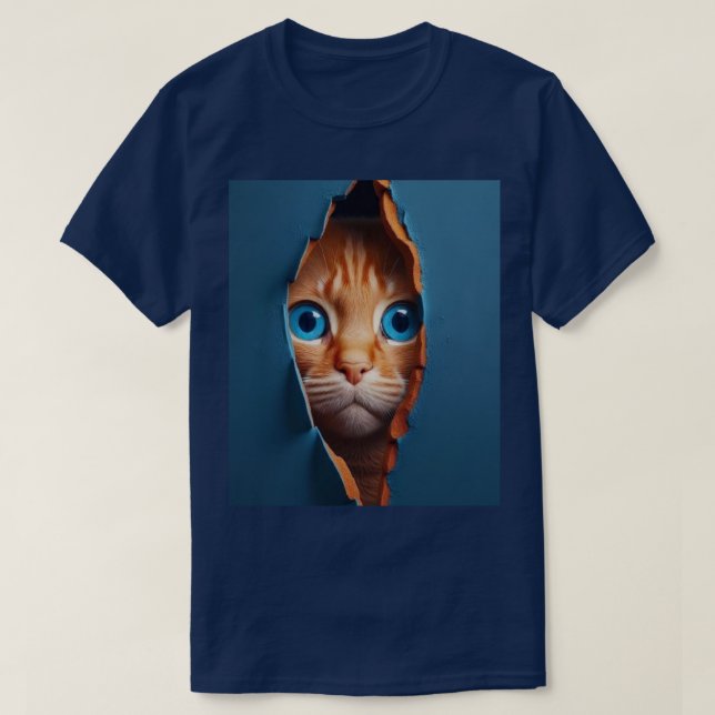 gato de camiseta (Diseño del anverso)