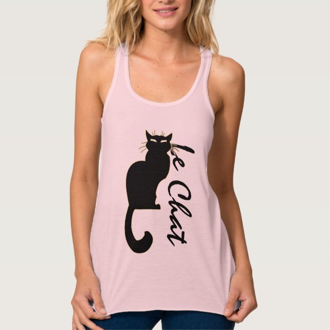 Gato de Camisetas de gato femenino tira el dedo de (Anverso)