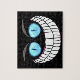Gato de Cheshire - rompecabezas de los ojos azules