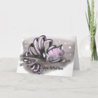 Gato de Cheshire - tarjeta de Alicia
