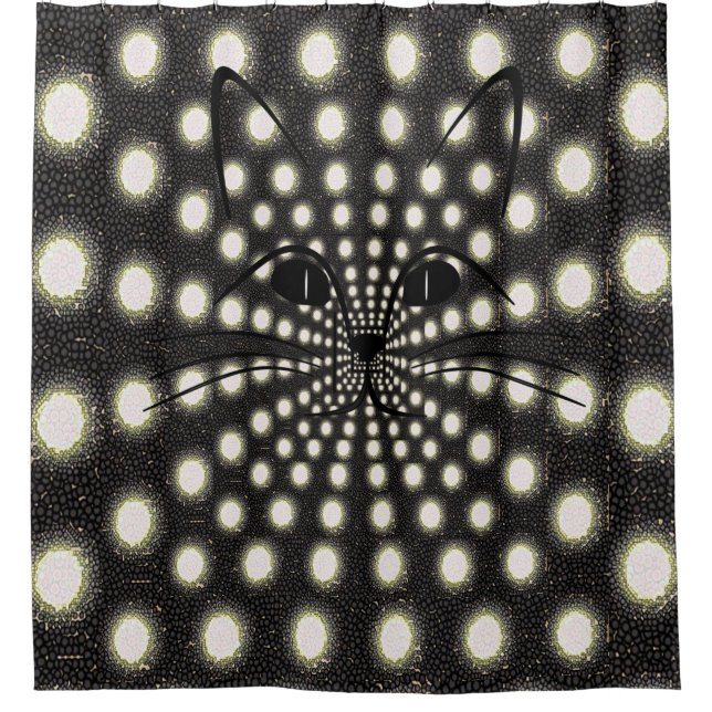 Gato de cortina de ducha (Anverso)