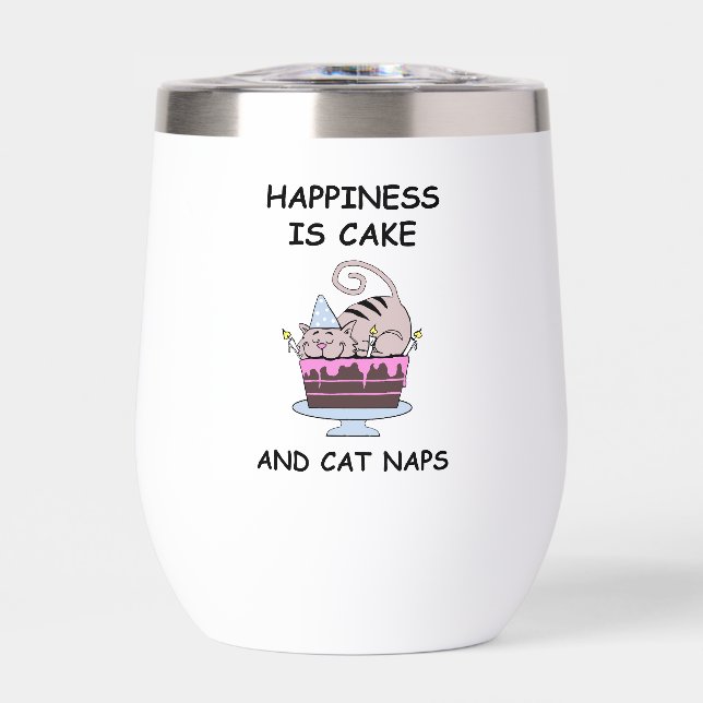 Gato de cumpleaños caprichoso (Frente)