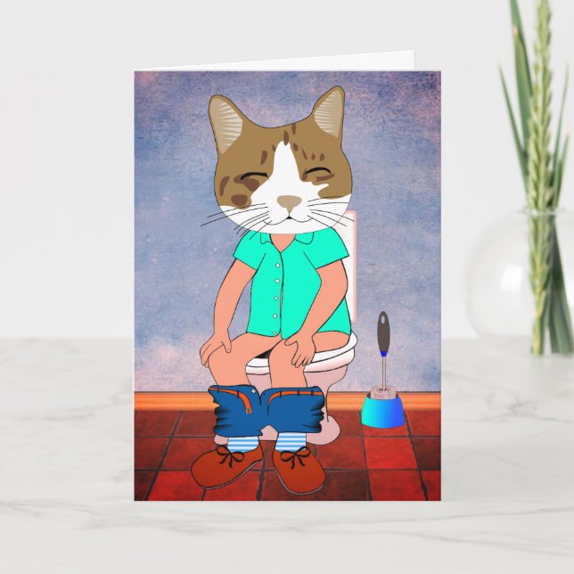 GATO DE CUMPLEAÑOS EN LAS TARJETAS DE RECIBIMIENTO (Anverso)