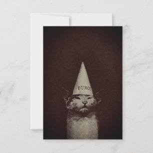 Gato de Dunce - Invitaciones / RSVP