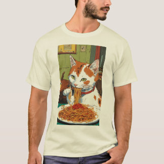 Gato de Espagueti caprichoso - Camiseta inspirada 