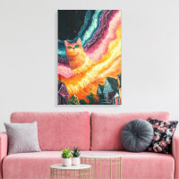 Gato de galaxia - Arte cósmico