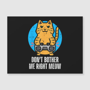 Gato de gamer no me moleste, niño divertido de jue