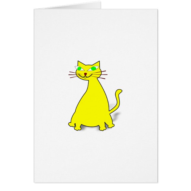 Gato de grasa amarillo (Frente)
