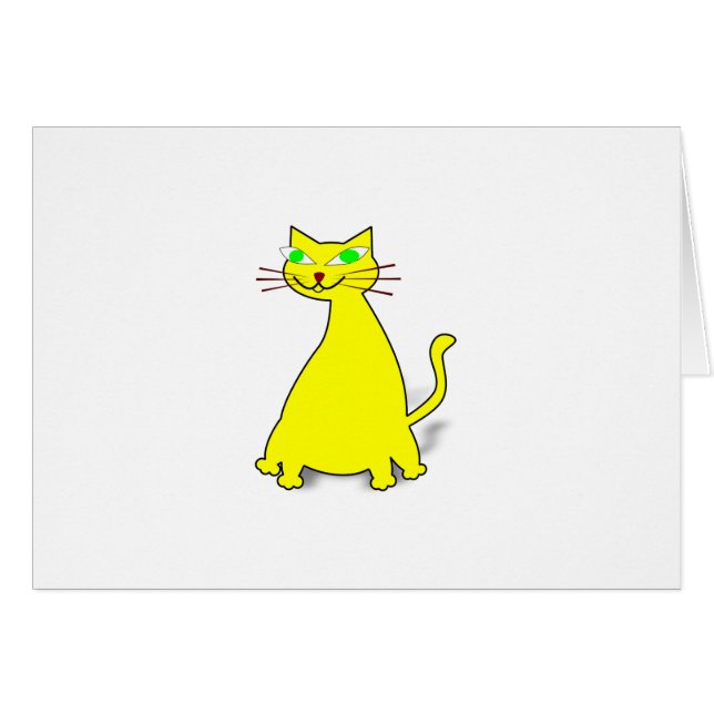 Gato de grasa amarillo (Anverso (Horizontal))
