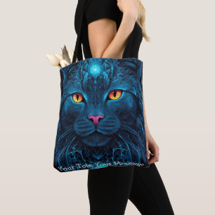 Gato de Guardianes cósmicos - Bolsa de Tote Neon G