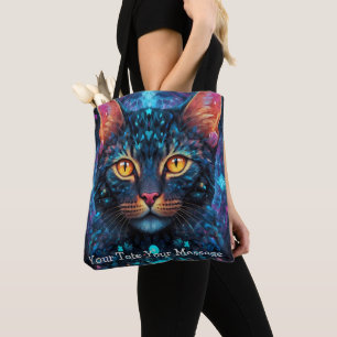 Gato de Guardianes cósmicos - Bolsa de Tote Neon G