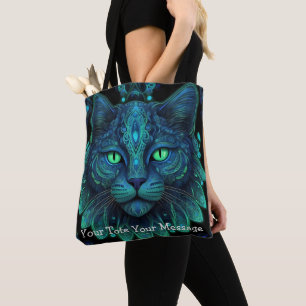 Gato de Guardianes cósmicos - Bolsa de Tote Neon G