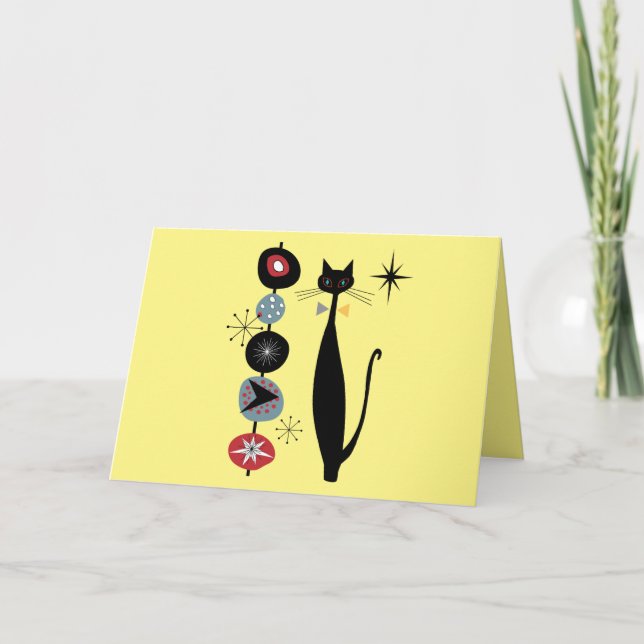 Gato de Guay moderno de la era atómica de mediados (Anverso)