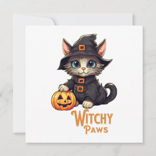 Gato de Halloween Patas Brujas