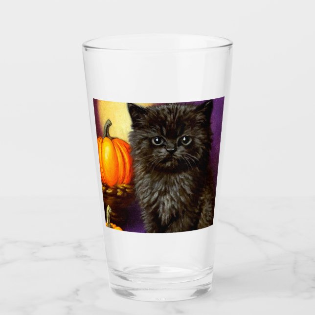 Gato de Halloween Vintage (Anverso)