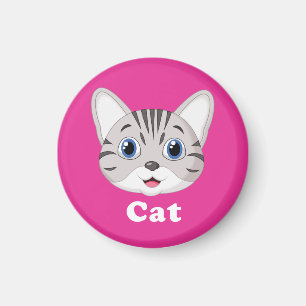 Gato de imanes de refrigerador de la cocina