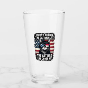 Gato de la bandera americana vintage papá Día del
