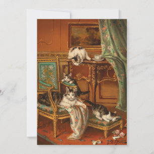 Gato de la madre orgulloso Jules Le Roy