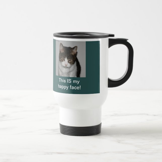 Gato de la mañana - taza personalizada (Derecha)