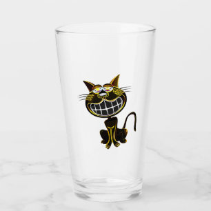 GATO DE LAUGHING NEGRO Y AMARILLO BRILLANTE