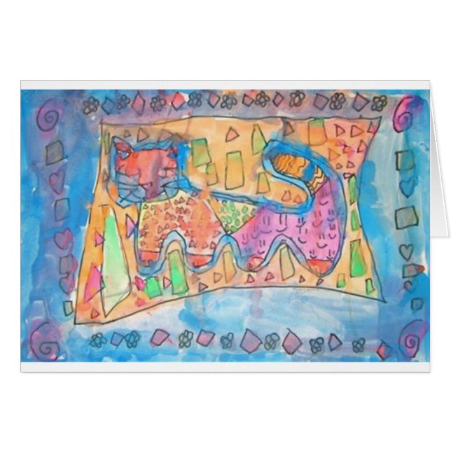 Gato de Laurel Burch (Anverso (Horizontal))