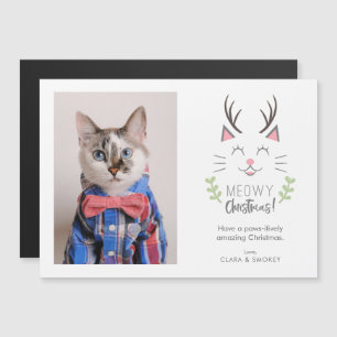 Gato de Meowy Navidades con imán de Navidades de A