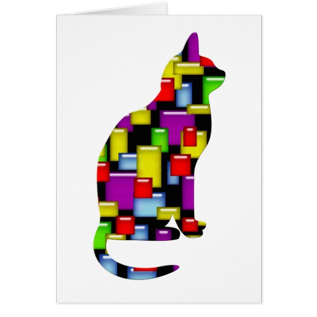 gato de mosaico (Frente)