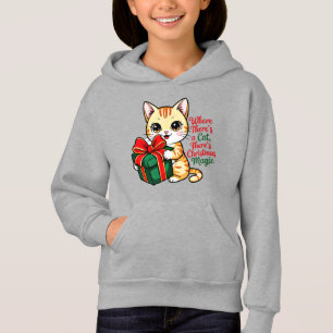 Gato de Navidad Acogedor Regalo de Fiesta para Mam