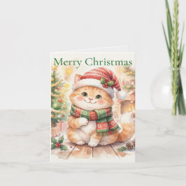 Gato de Navidad Adorable