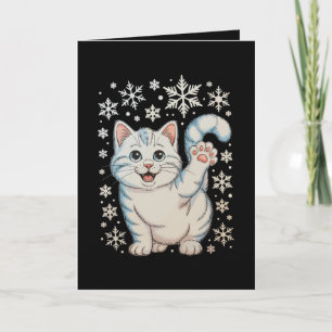 Gato de Navidad Copitos de Nieve Gatito Nieve Fies