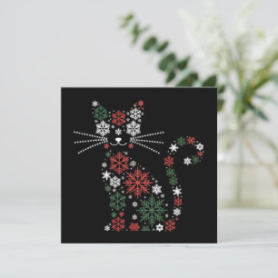 Gato de Navidad inventó copos de nieve Gatos diver