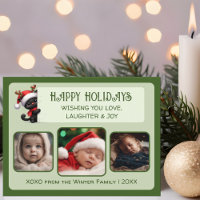 Gato de Navidades cortos - Postal con foto de Pers