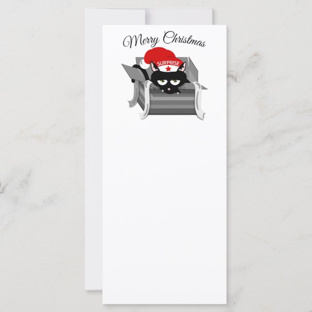 Gato de Navidades divertidos (Anverso)