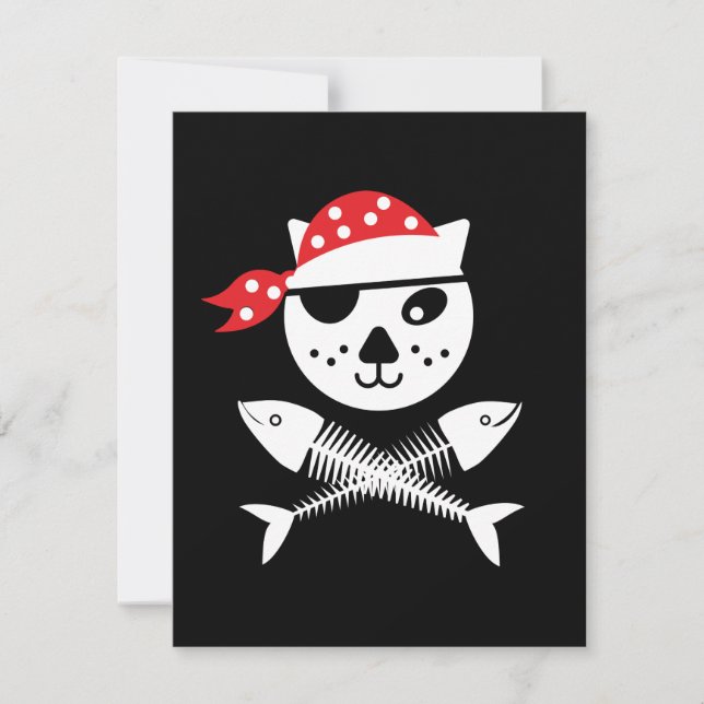 Gato De Niños Piratas Cuestos Y Divertidos (Anverso)