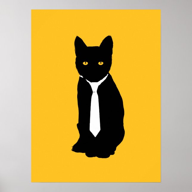 Gato de Oficina - Póster (Frente)