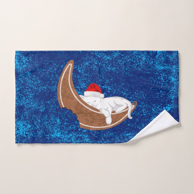 Gato de pan de jengibre (Toalla de mano)