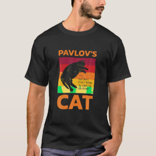 Gato de Pavlov para psicólogos en camiseta