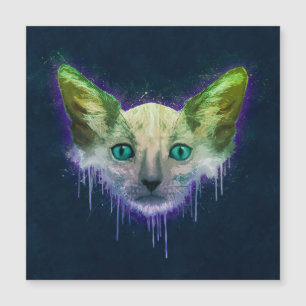 Gato de Pop Art Lykoi Werewolf
